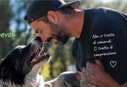 Daniele con un cane